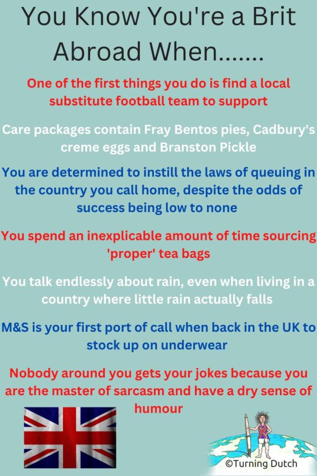 Read more about the article You Know You’re a Brit Abroad When…….