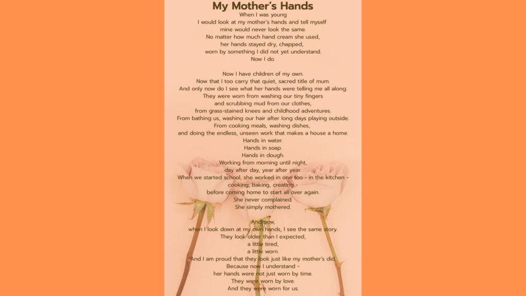 You are currently viewing My Mother’s Hands – An Ode to Motherhood